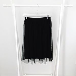 Topshop Tulle Overlay Skirt